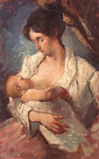 Mosé Bianchi - Mother Breastfeeding